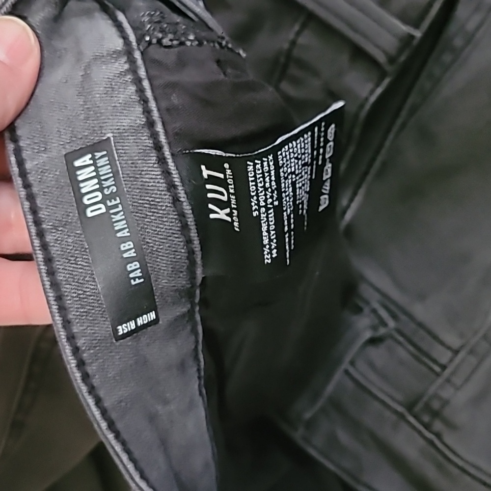 Kut from the Kloth Black High Rise Jeans Size 20 - Picture 7 of 9